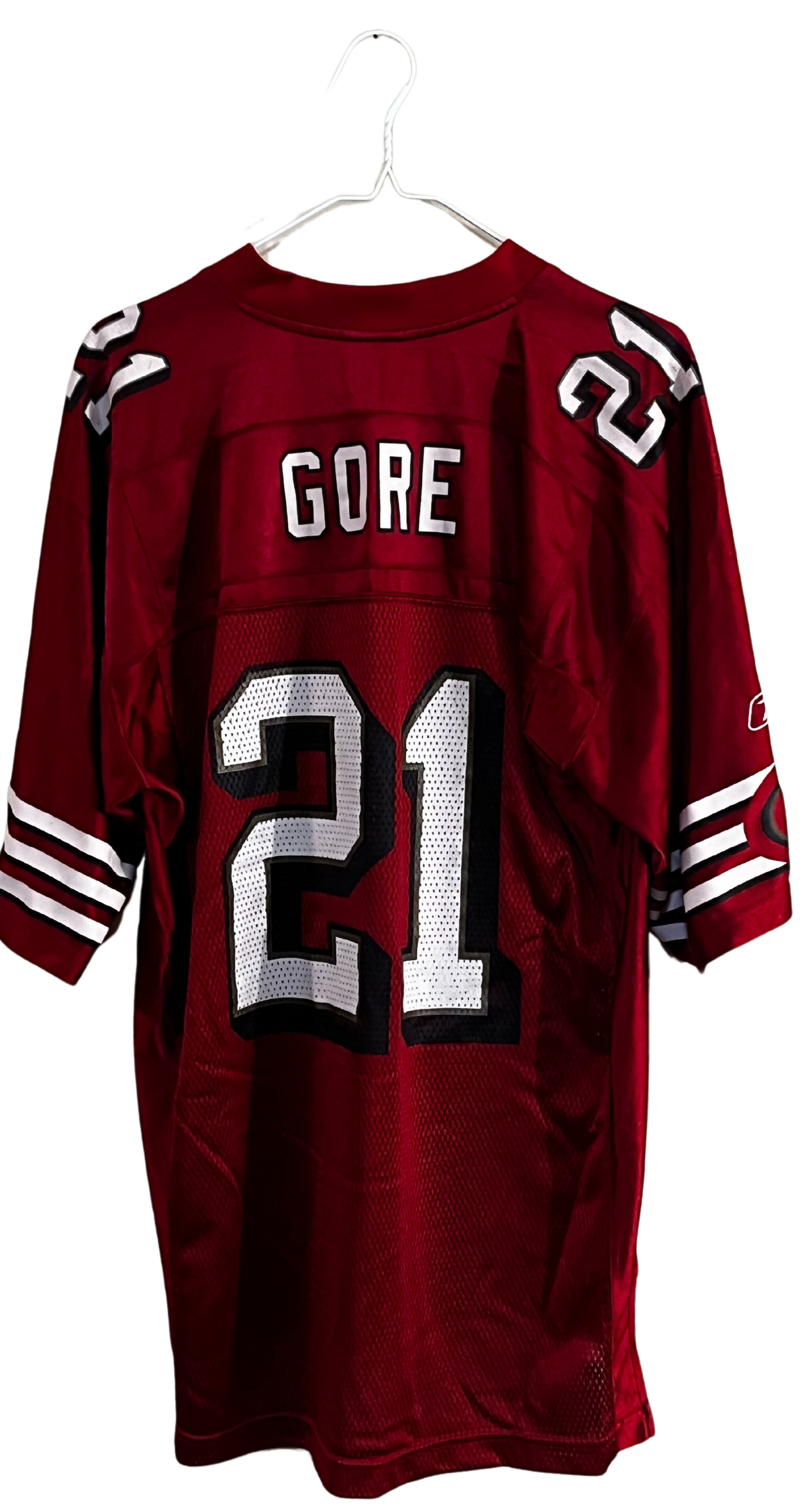 Vintage Frank Gore San Francisco 49ers Jersey NFL Equipment Reebok Medium