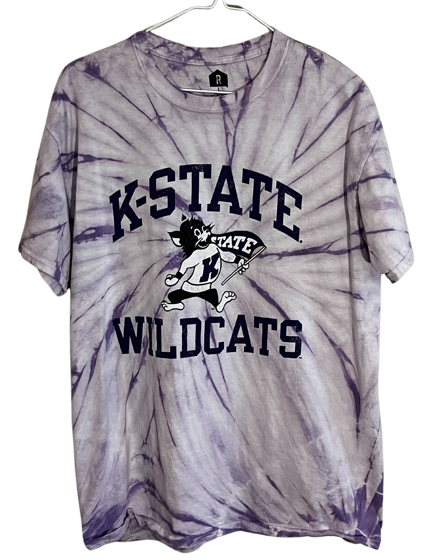 K-State Wildcats Tye Dye T-Shirt Large