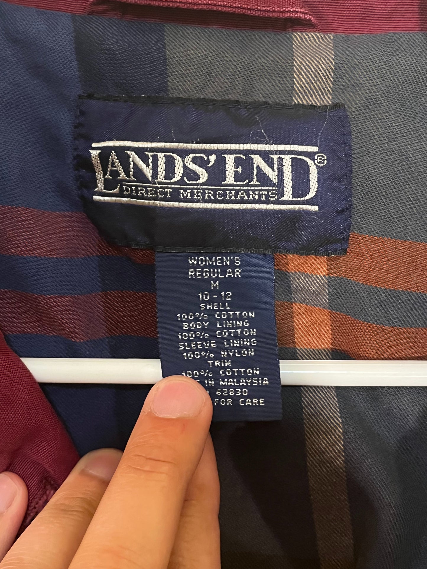 Vintage Land's End Women's Jacket M (10-12)