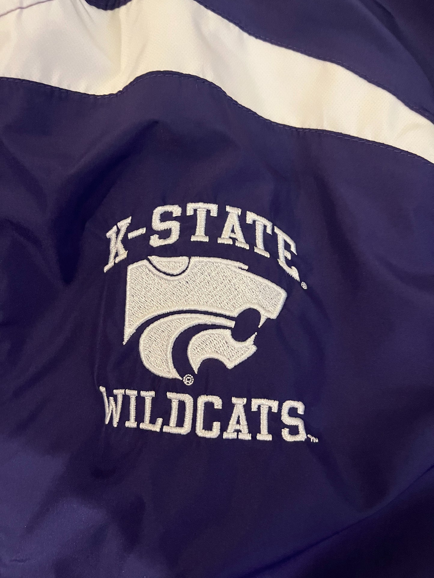 K-State Wildcats Zip-Up Fleece-Lined Jacket Medium