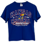 Vintage Kansas Jayhawks 2008 National Champions T-Shirt Kids Medium