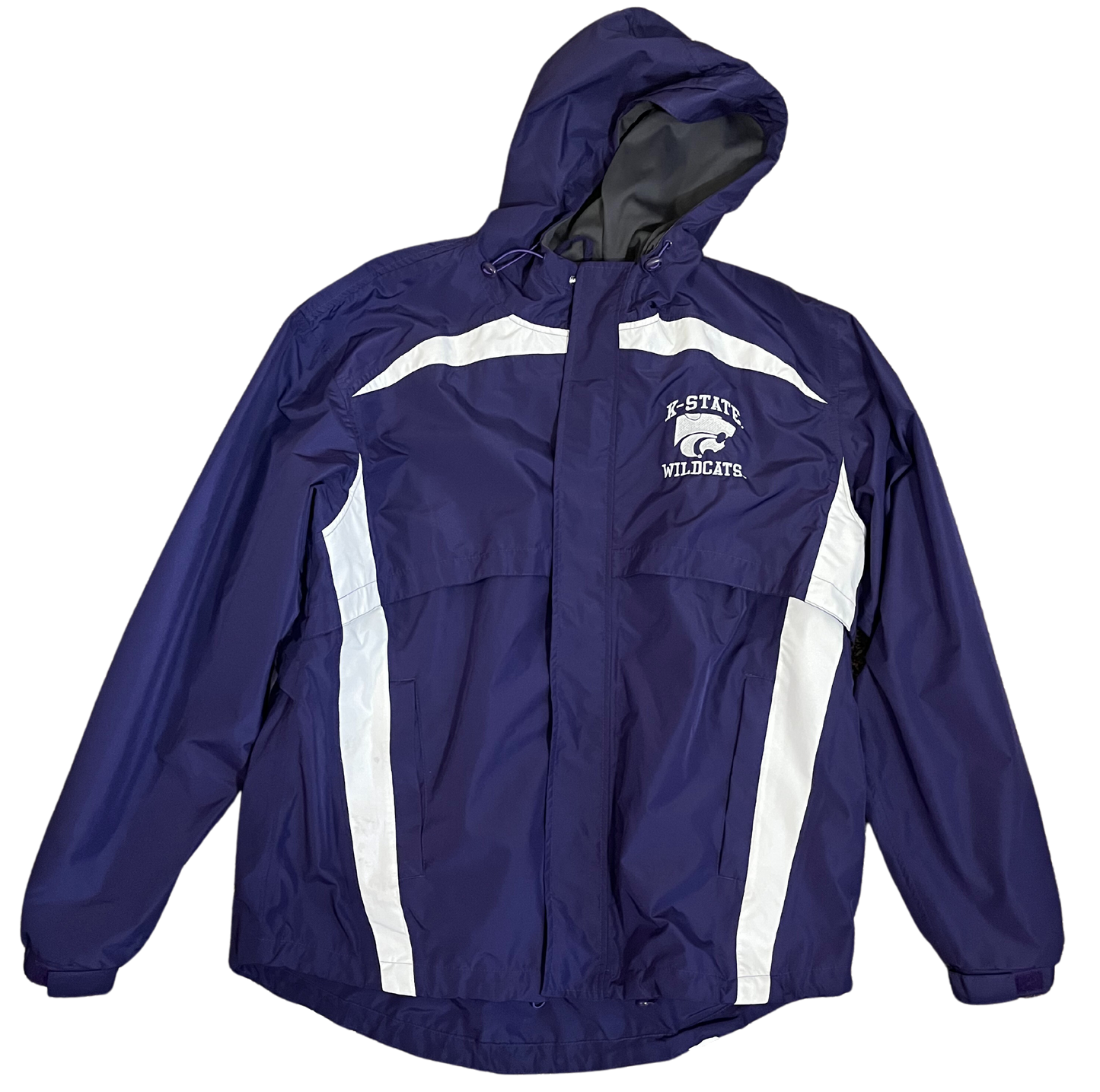 K-State Wildcats Zip-Up Fleece-Lined Jacket Medium