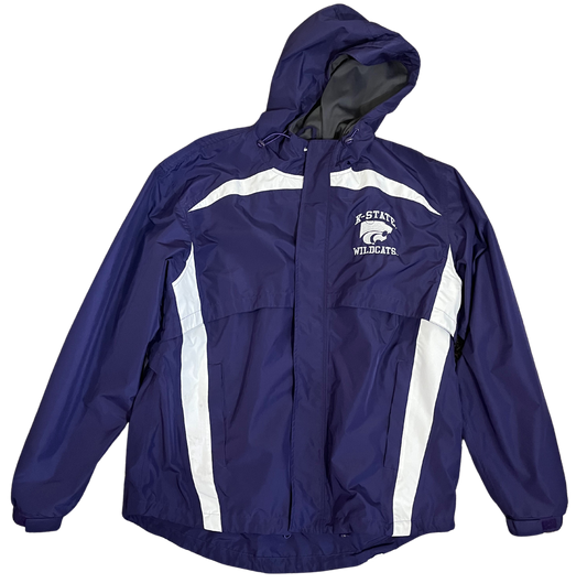 K-State Wildcats Zip-Up Fleece-Lined Jacket Medium