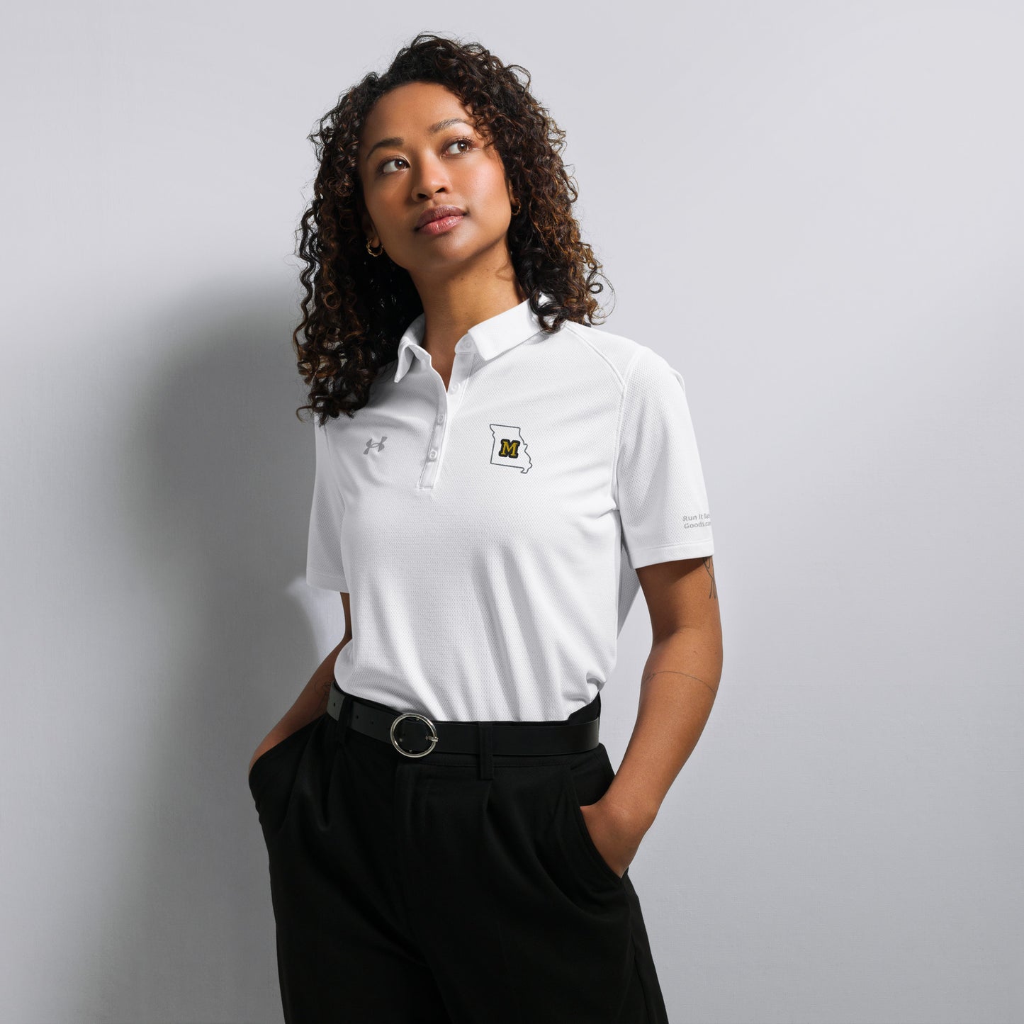 Block M Women's Polo White