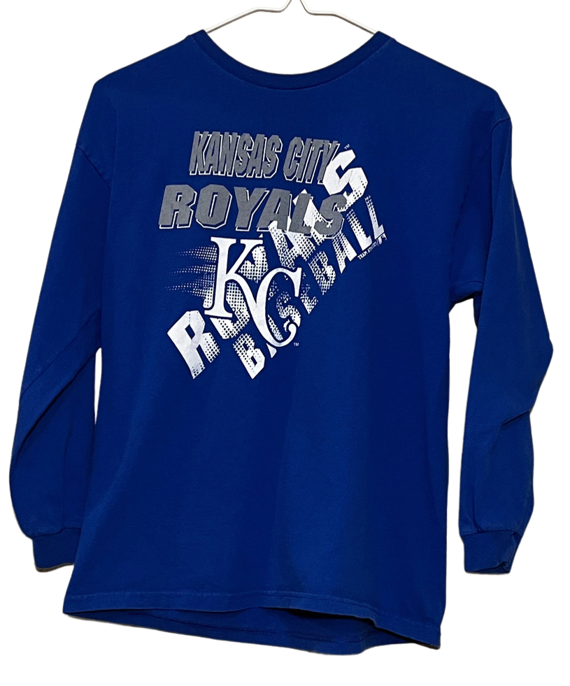 Kansas City Royals Long-Sleeve Kids Size or Small-Extra Small T-Shirt