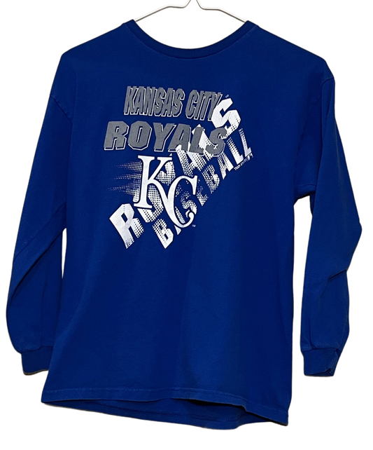 Kansas City Royals Long-Sleeve Kids Size or Small-Extra Small T-Shirt