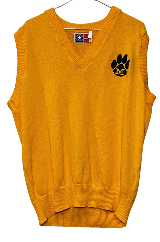 Vintage Mizzou Tigers "Tiger-Paw" Vest XL