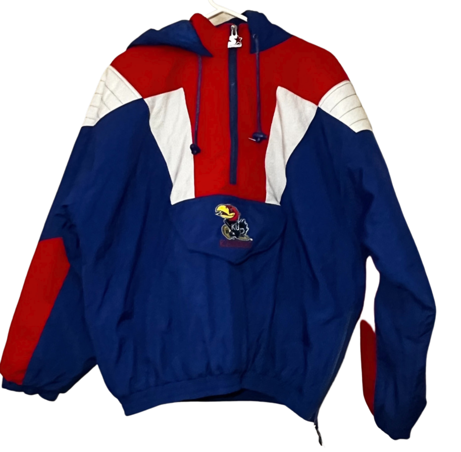 Vintage Kansas Jayhawks Starter Jacket Large