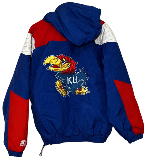 Vintage Kansas Jayhawks Starter Jacket Large