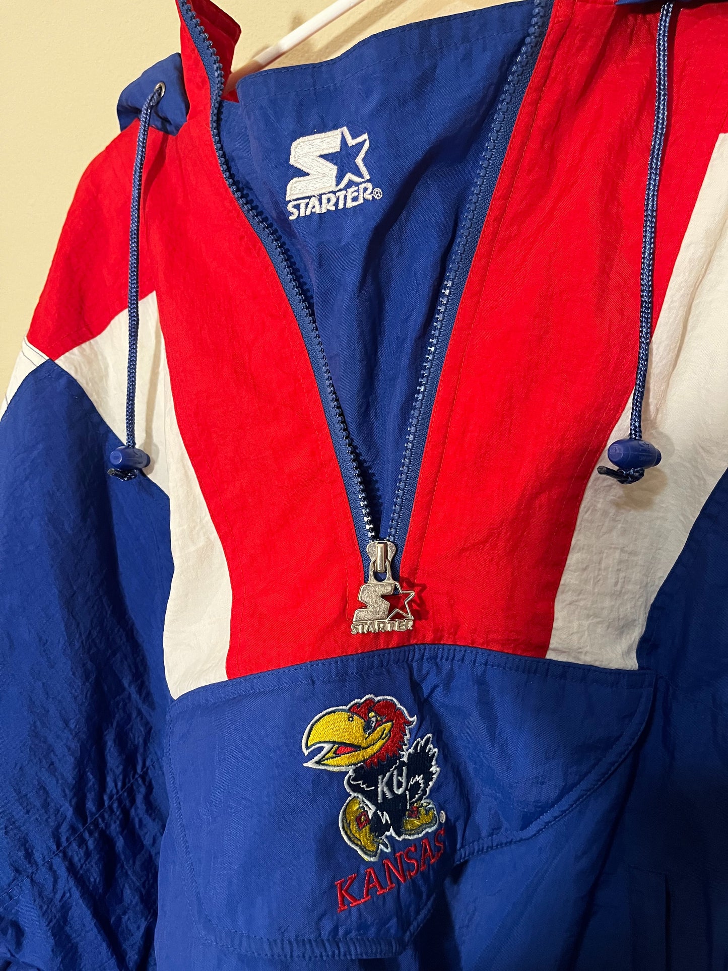 Vintage Kansas Jayhawks Starter Jacket Large