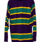 Vintage Mardi Gras Long Sleeve Polo Large