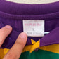 Vintage Mardi Gras Long Sleeve Polo Large