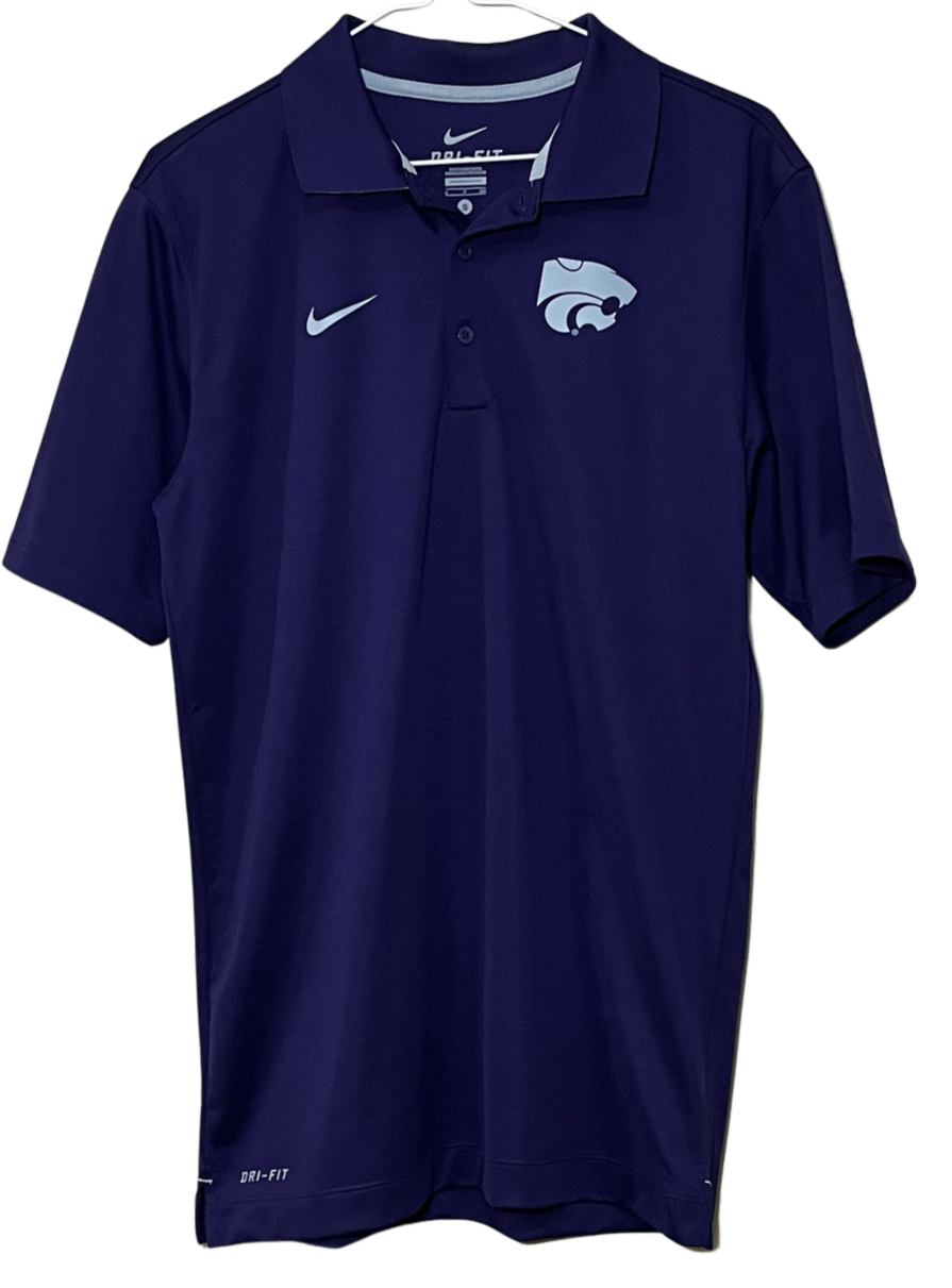 Kansas State K-State Wildcats Nike Dri-Fit Polo Small