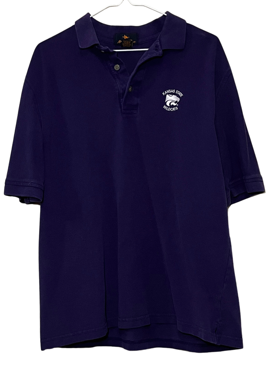 Vintage Kansas State K-State Wildcats Polo Medium