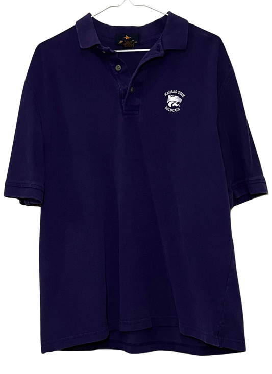 Vintage Kansas State K-State Wildcats Polo Medium