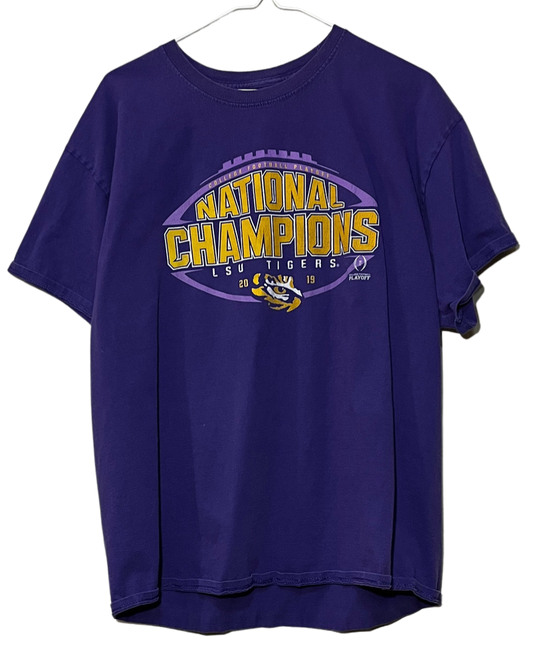 LSU Tigers 2019 National Champions T-Shirt XL