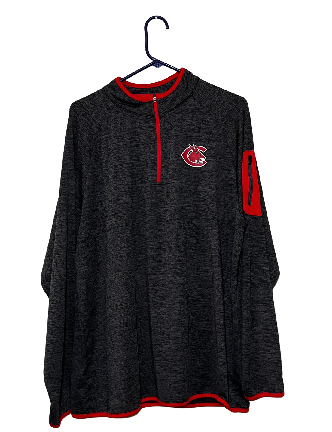 UCM Central Missouri Mules Dry Fit Quarter Zip XL