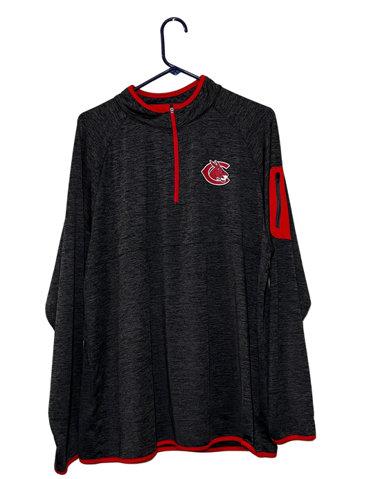 UCM Central Missouri Mules Dry Fit Quarter Zip XL