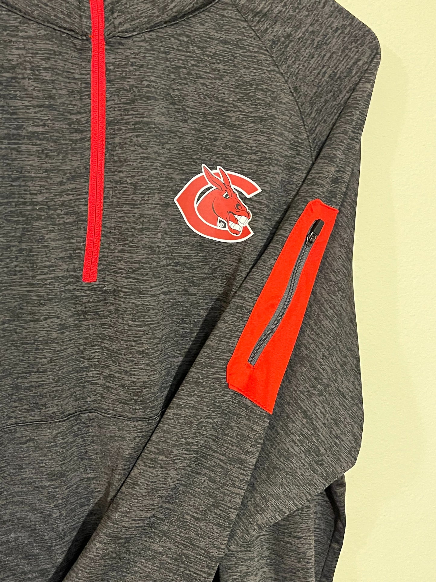 UCM Central Missouri Mules Dry Fit Quarter Zip XL