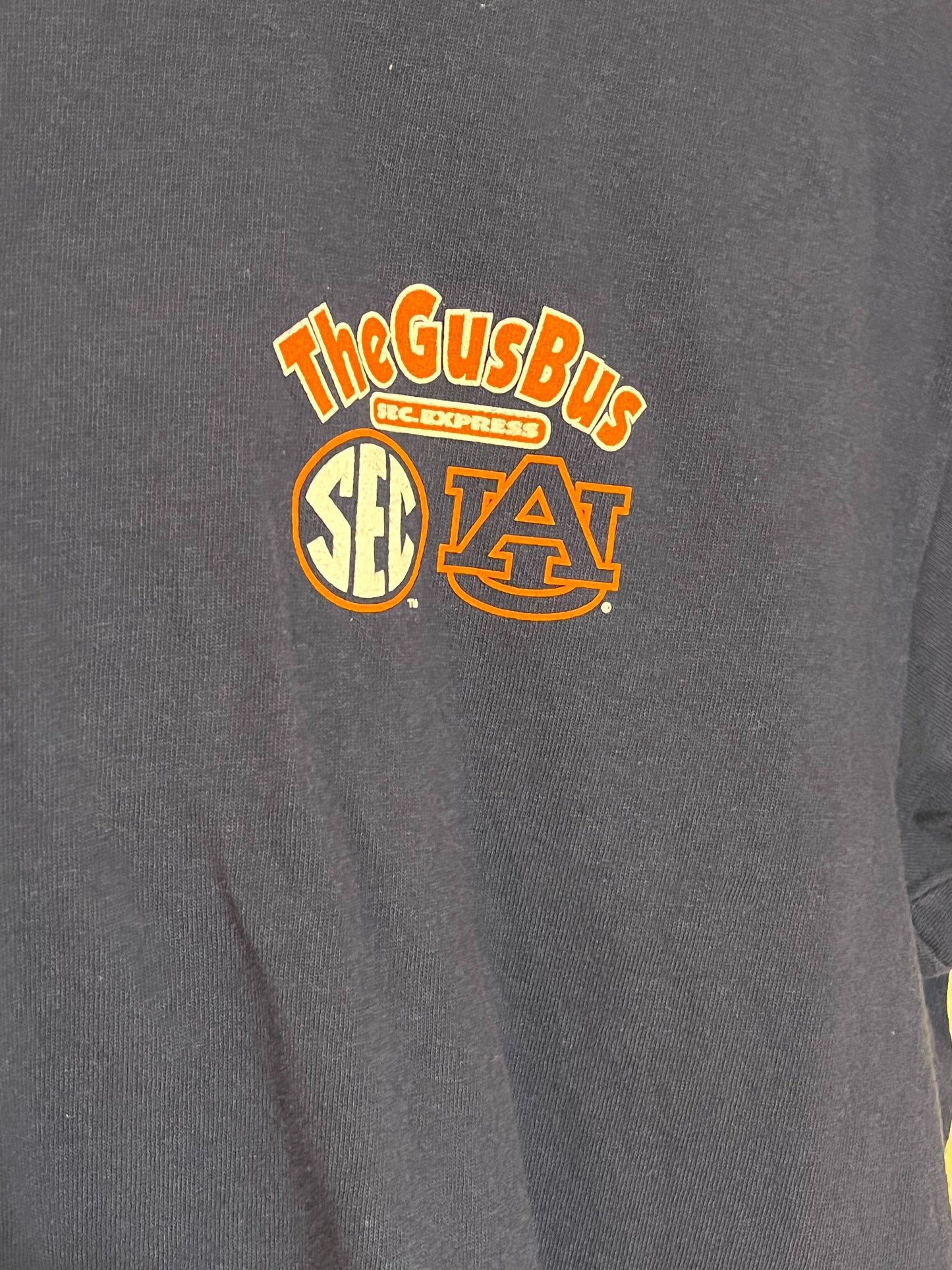 Vintage Auburn Tigers Football "Gus Bus" T-Shirt Large