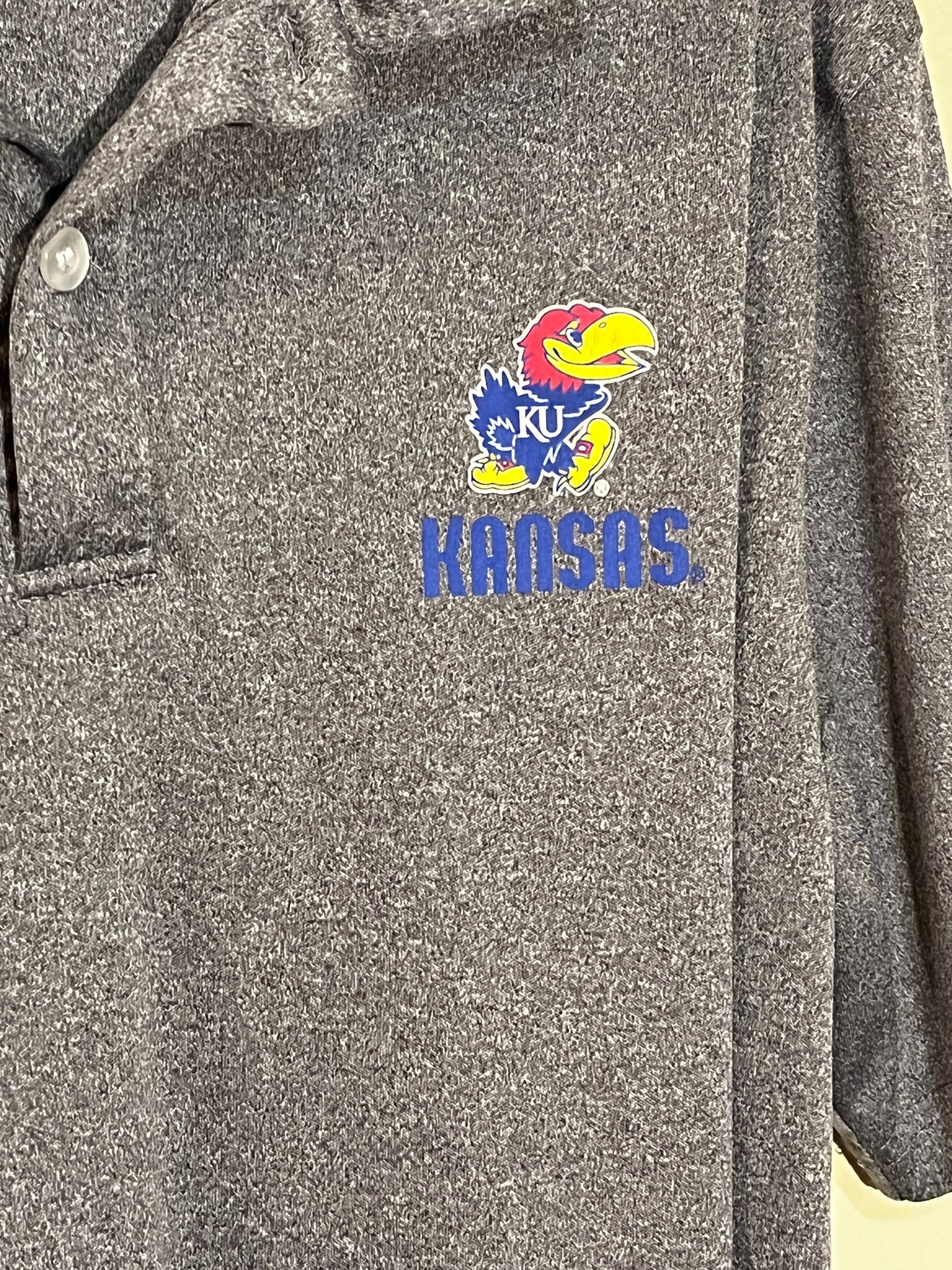 Kansas Jayhawks Dry Fit Polo Large