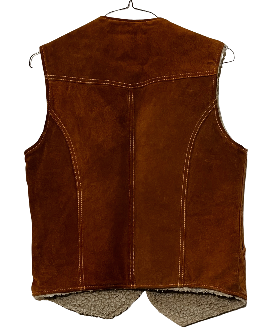 Silton Real Leather Vest Small with Snap Buttons Small