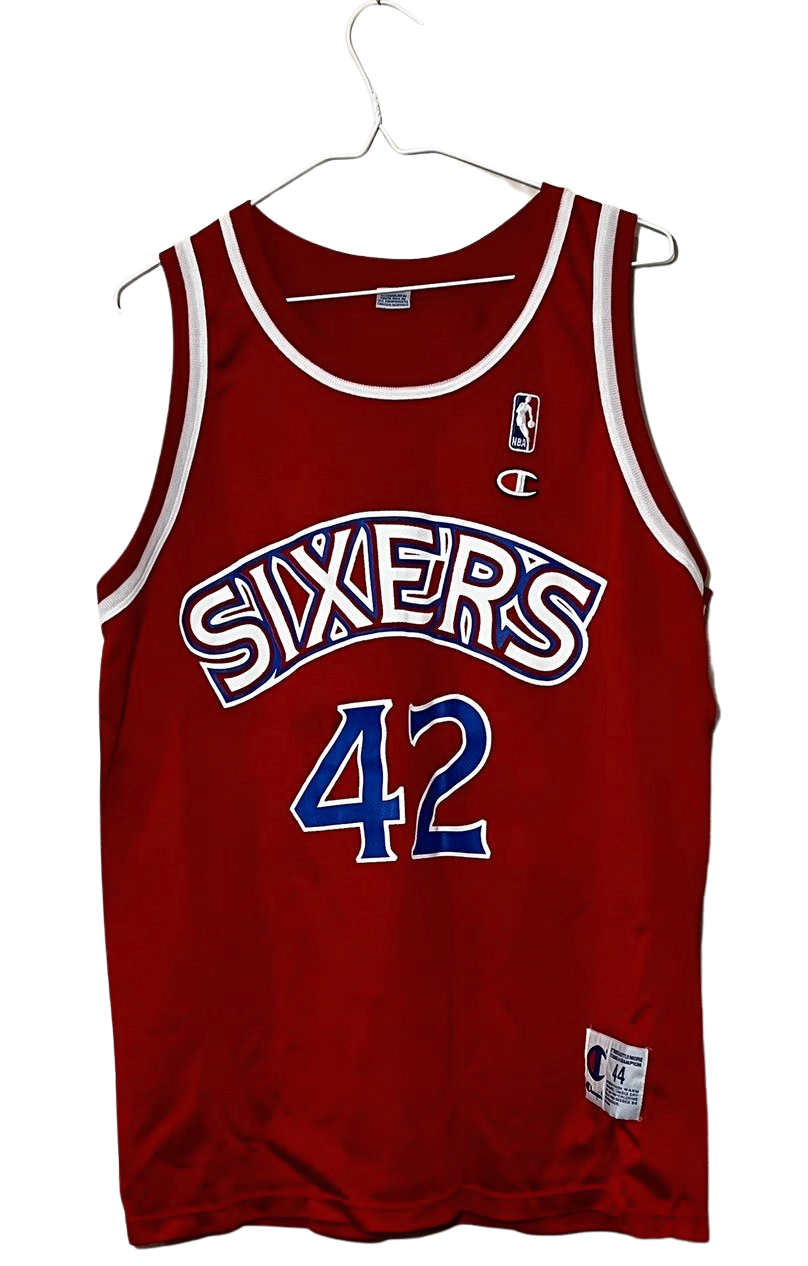 Vintage Jerry Stackhouse Philadelphia 76ers Champion Jersey Size 44 (M)