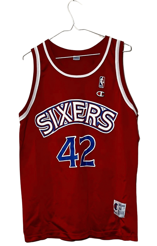 Vintage Jerry Stackhouse Philadelphia 76ers Champion Jersey Size 44 (M)