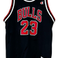 Vintage Authentic Chicago Bulls Michael Jordan Black Champion Jersey Kids M (14-16)