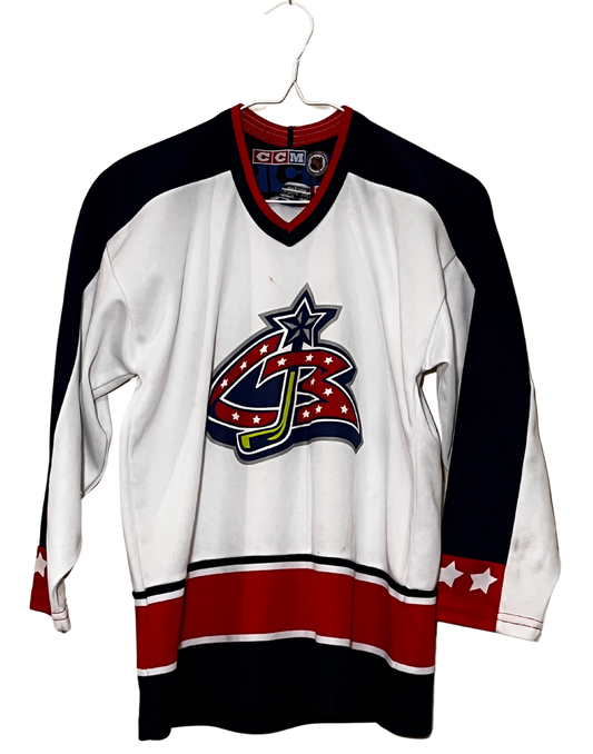 Vintage CCM Columbus Blue Jackets Kids CCM Jersey Kids L/XL