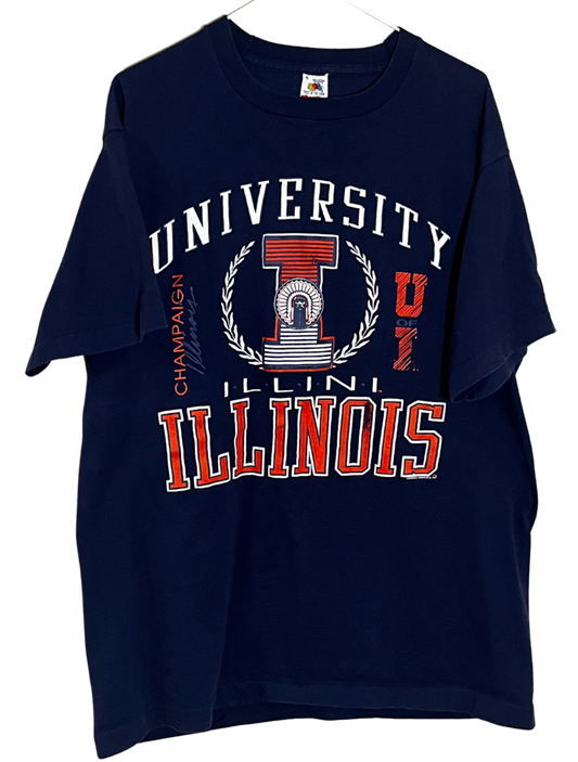 Vintage University of Illinois Illini T-Shirt XL