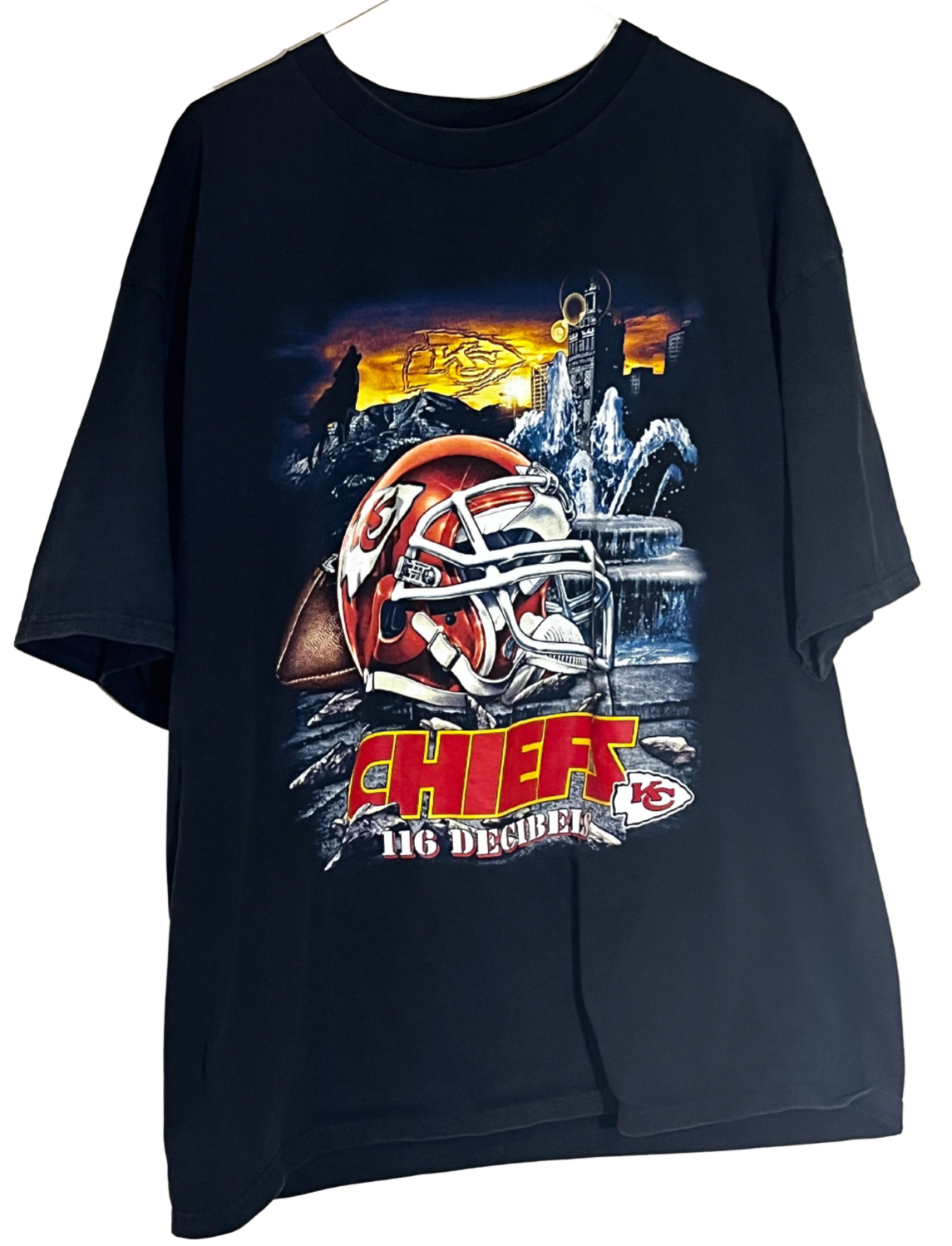 Vintage Kansas City Chiefs Helmet T-Shirt XL