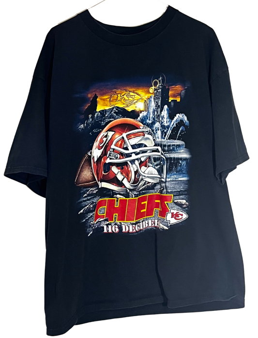 Vintage Kansas City Chiefs Helmet T-Shirt XL