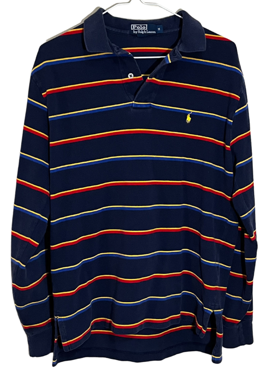 Vintage Ralph Lauren Long-Sleve Polo Medium