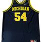 Vintage Michigan Wolverines #54 Basketball Jersey Nike XL Robert Traylor