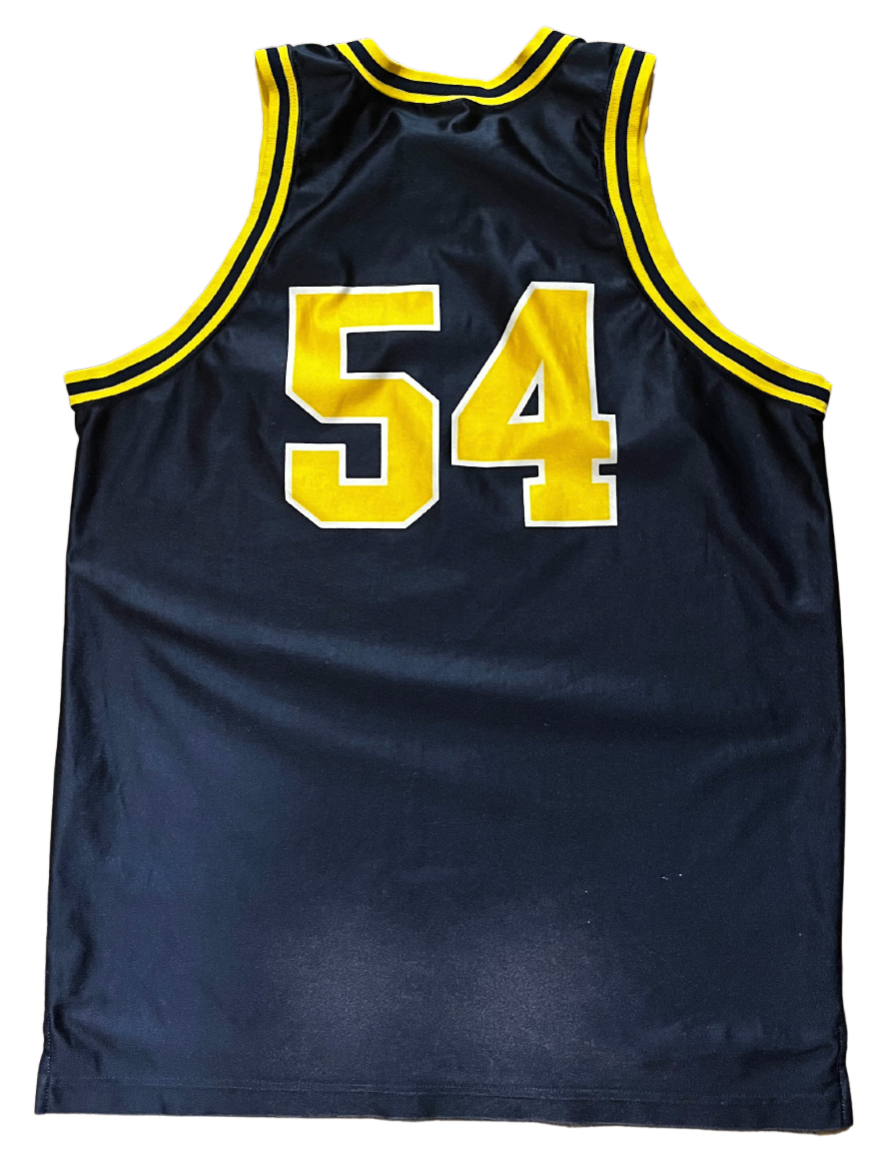 Vintage Michigan Wolverines #54 Basketball Jersey Nike XL Robert Traylor