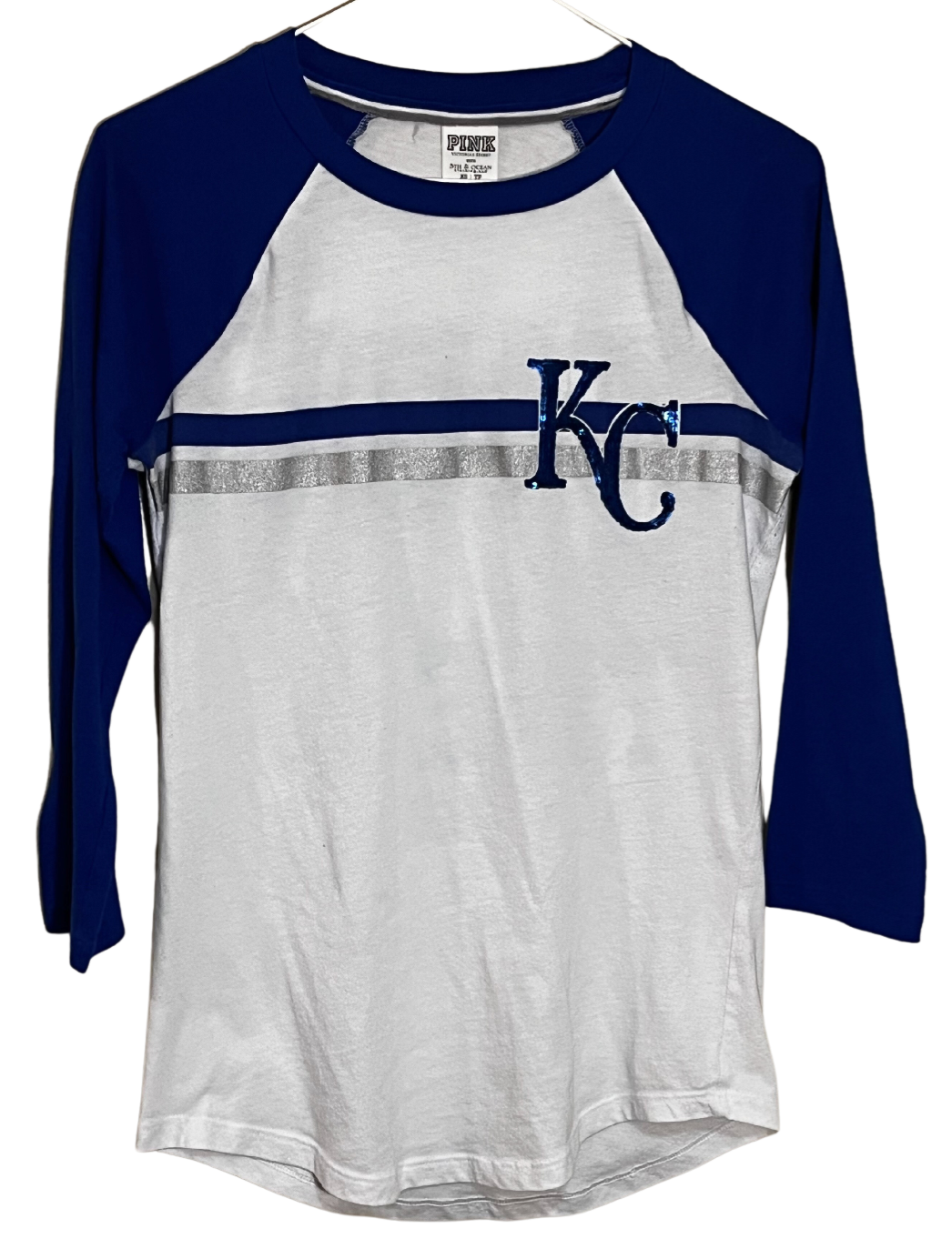 Kansas City Royals 'Take Me to the K' 3/4 Sleeve 'Pink' T-Shirt XS