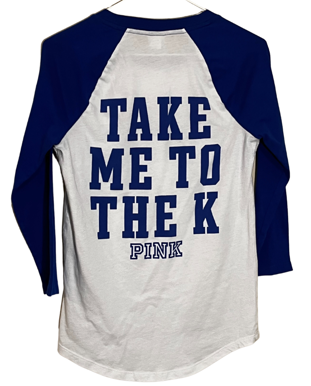 Kansas City Royals 'Take Me to the K' 3/4 Sleeve 'Pink' T-Shirt XS