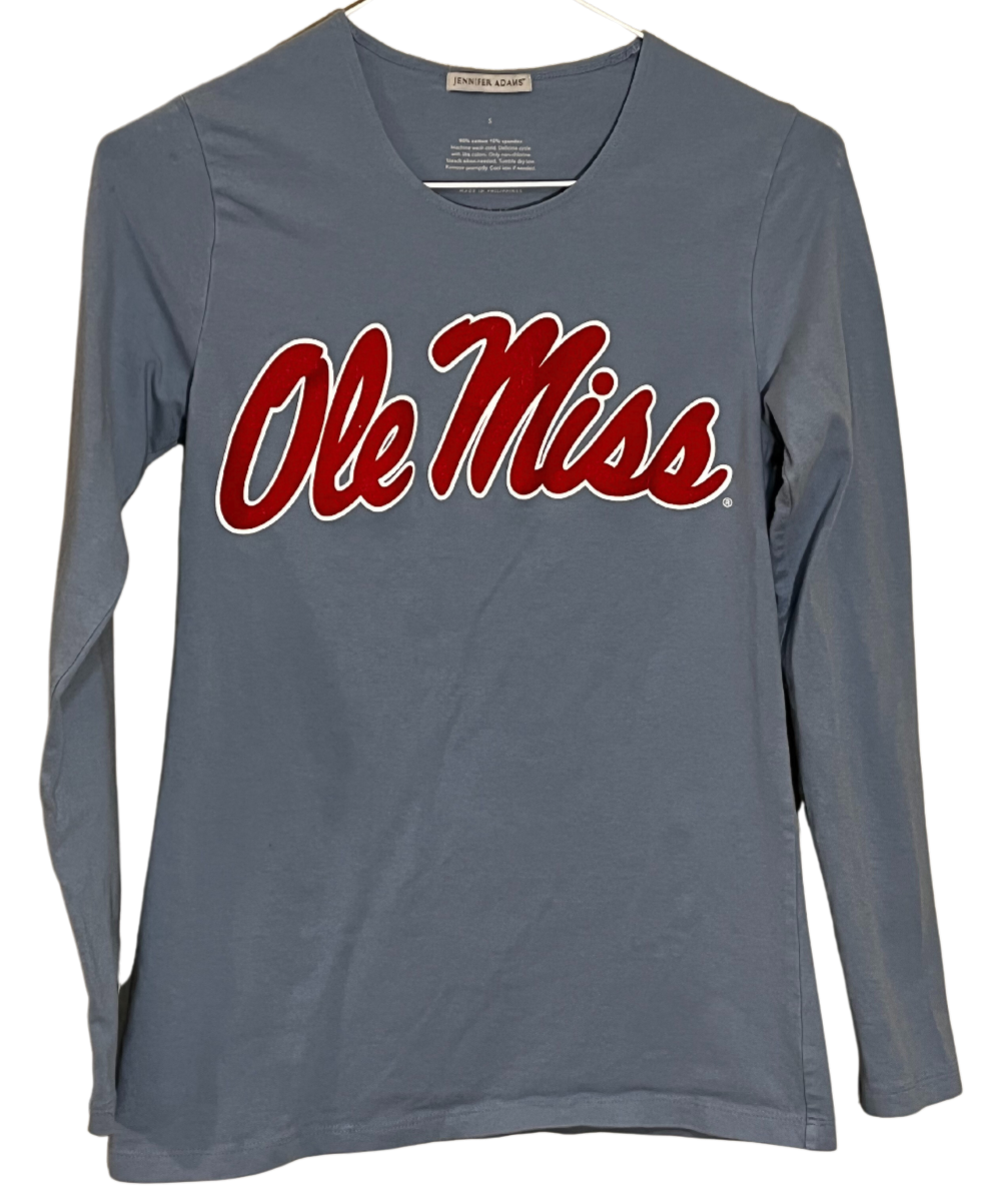 Jennifer Adams Ladies Ole Miss Rebels Long-Sleeve T-Shirt Large