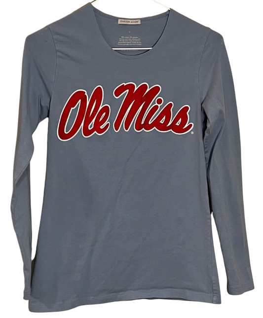 Jennifer Adams Ladies Ole Miss Rebels Long-Sleeve T-Shirt Large