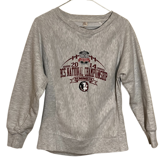 Ladies 2014 Florida State Seminoles National Championship Sweatshirt Large