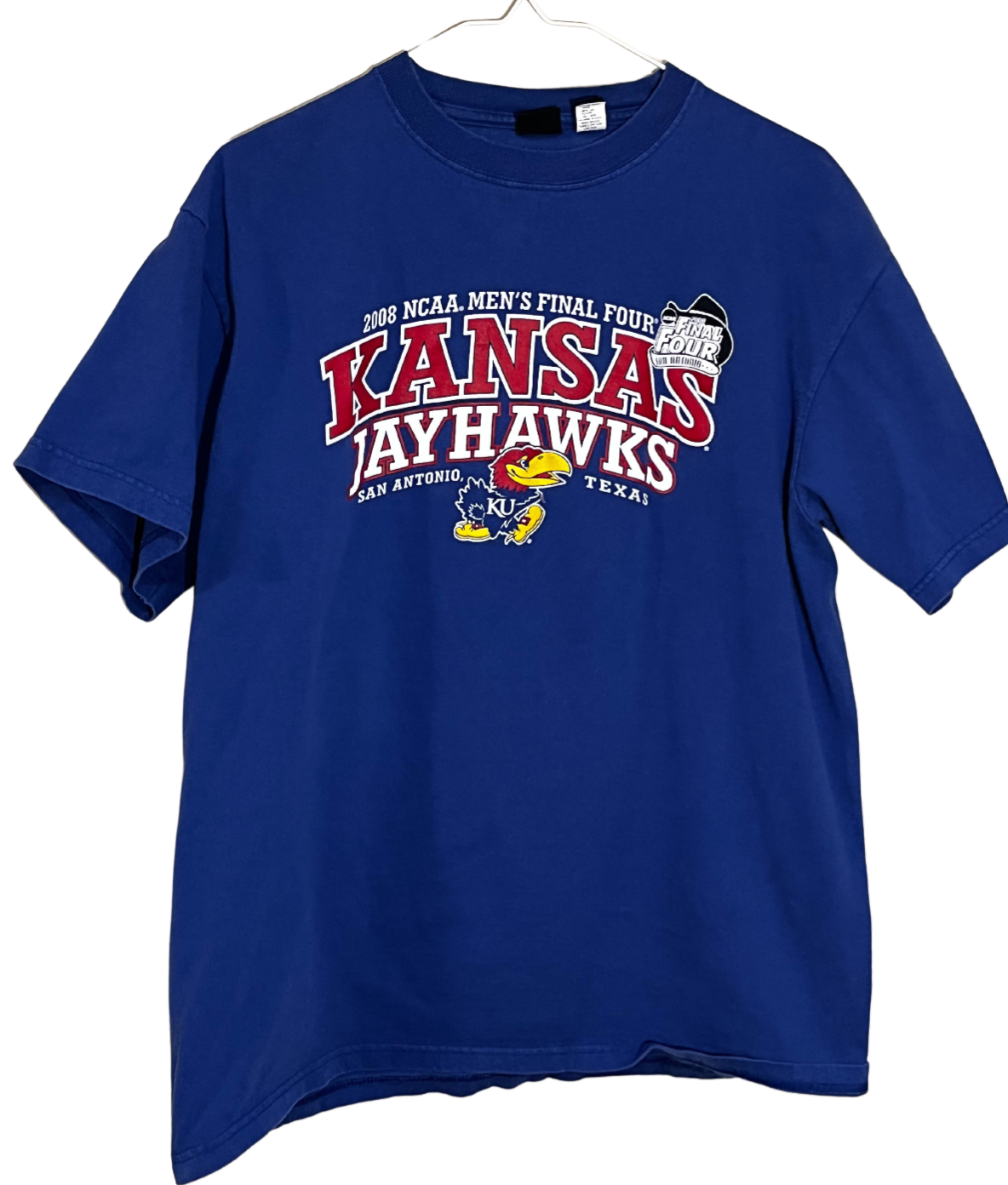 Vintage Kansas Jayhawks 2008 Final Four T-Shirt Large