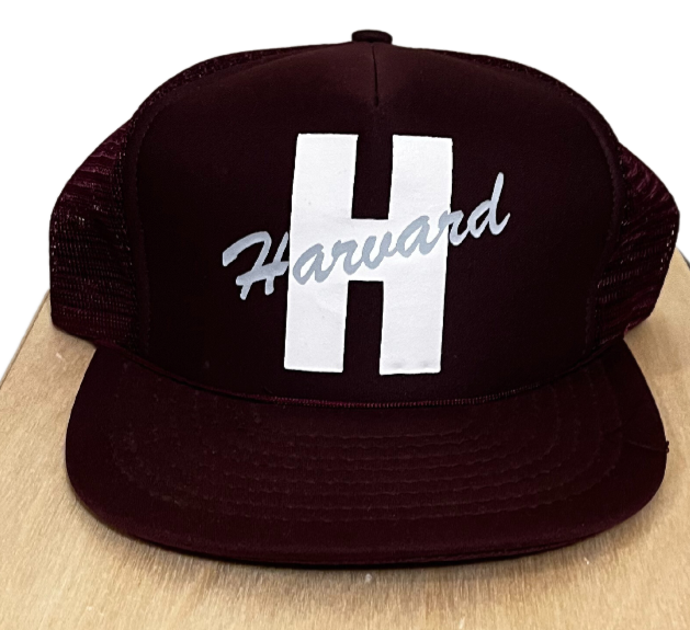 Vintage Harvard Crimson Trucker Hat