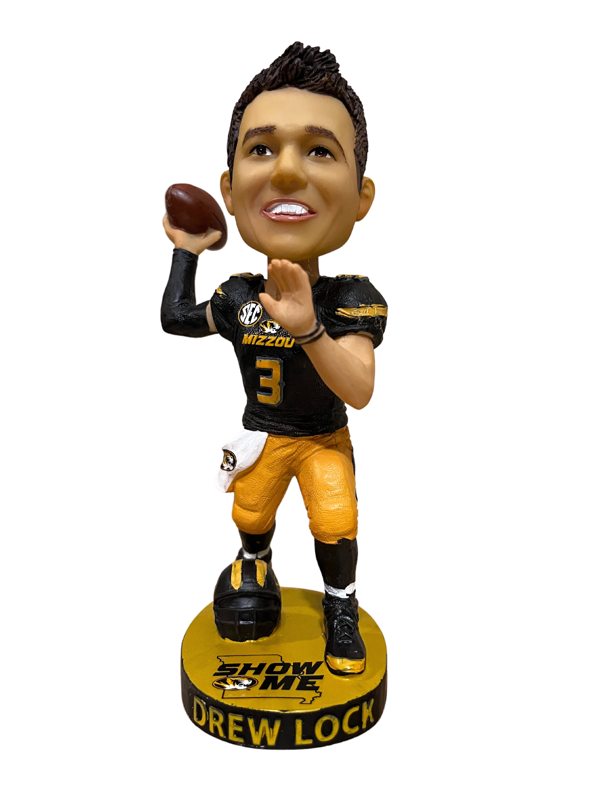 Mizzou Tigers Drew Lock Bobblehead With Box