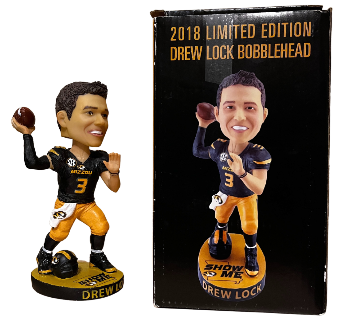 Mizzou Tigers Drew Lock Bobblehead With Box