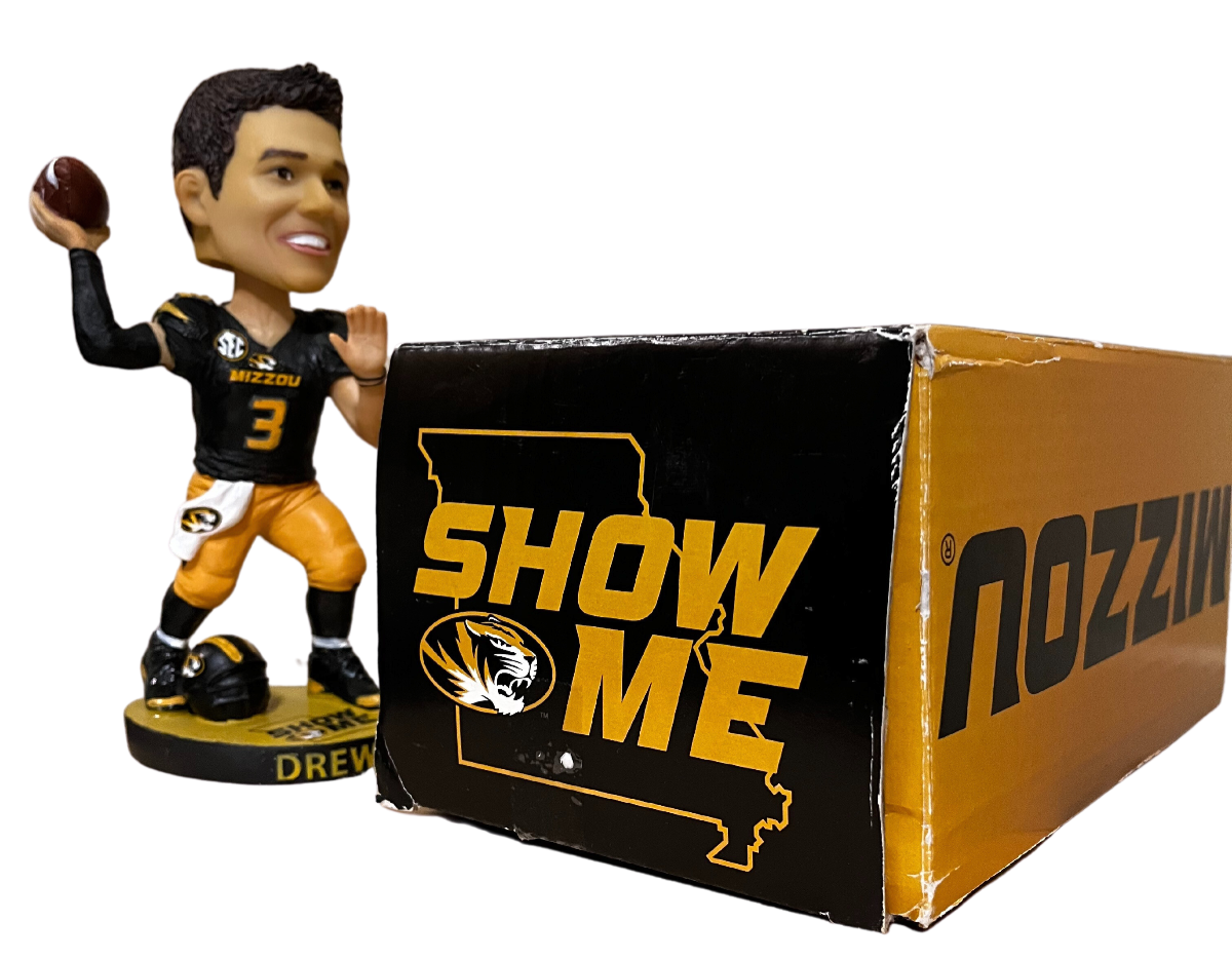 Mizzou Tigers Drew Lock Bobblehead With Box