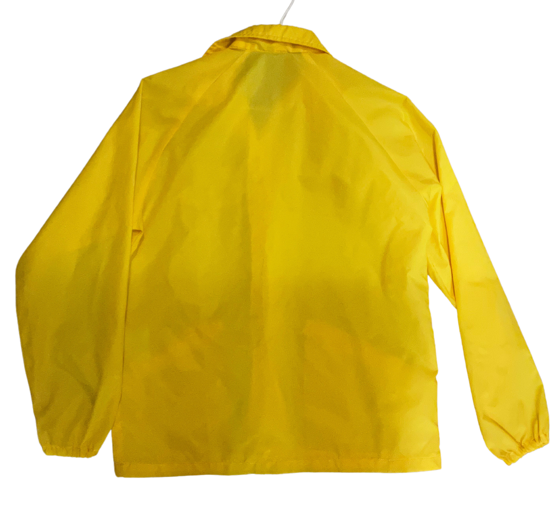 Vintage Johnson County 3 and 2 Little League Jacket Yellow Medium